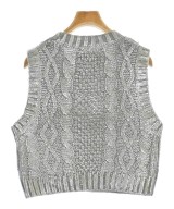 LOGAN KNITTING MILLS（ローガンニッティングミルズ）ベスト/ノースリーブ シルバー サイズ:F レディース/2200671314040