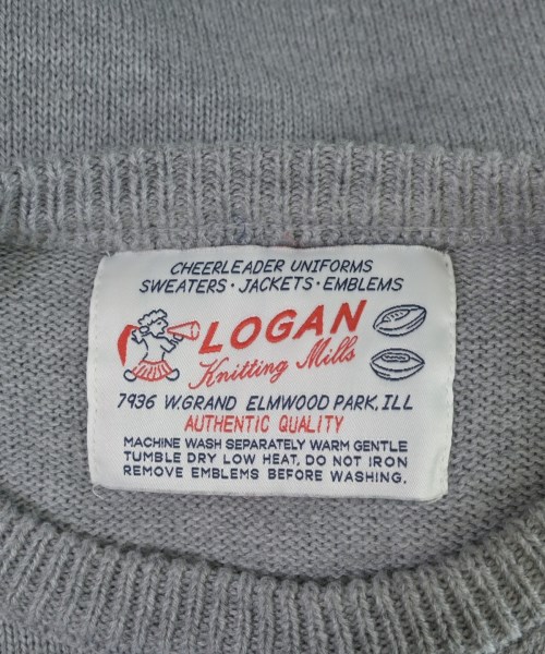 LOGAN KNITTING MILLS（ローガンニッティングミルズ）ニット・セーター グレー サイズ:F レディース/2200663399024