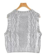 LOGAN KNITTING MILLS（ローガンニッティングミルズ）ベスト シルバー サイズ:F レディース/2200655238157