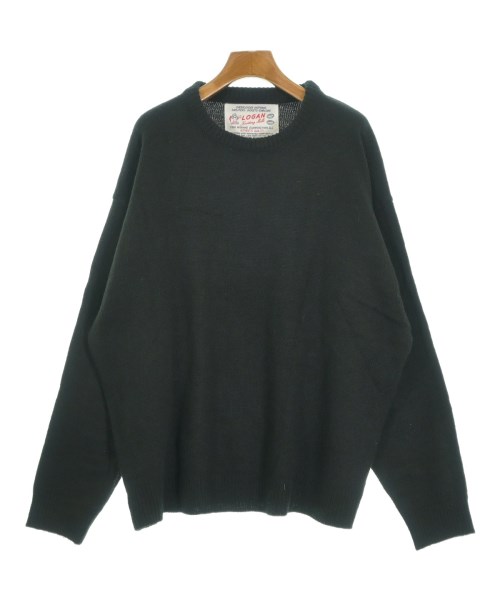 LOGAN KNITTING MILLS(ローガンニッティングミルズ)ニット・セーター 黒 サイズ:F/2200650942103