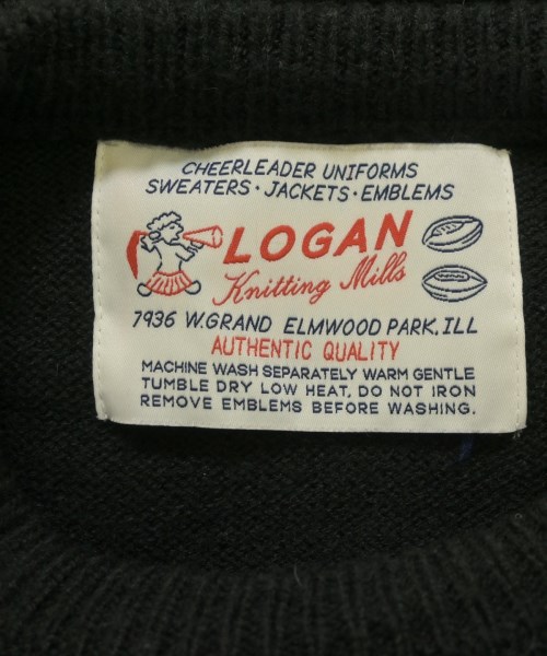 LOGAN KNITTING MILLS（ローガンニッティングミルズ）ニット・セーター 黒 サイズ:F レディース/2200650942103