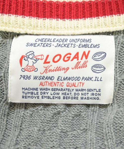 LOGAN KNITTING MILLS（ローガンニッティングミルズ）ベスト グレー サイズ:F レディース/2200722023037