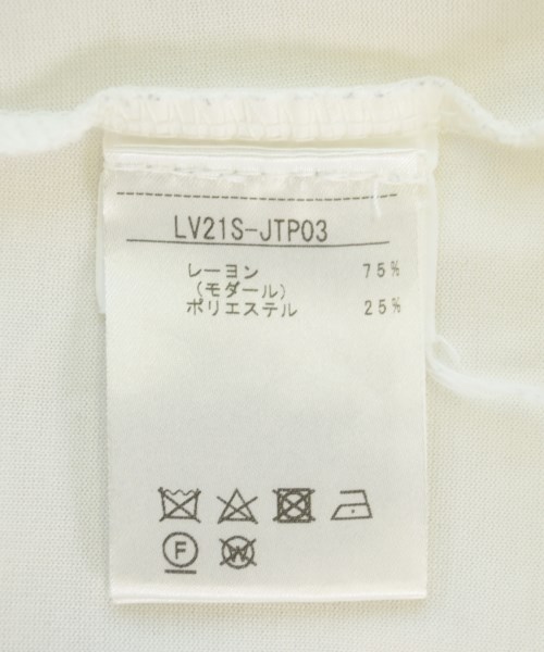 LVIR（エルブイアイアール）ノースリーブ 白 サイズ:S レディース/2200716703075