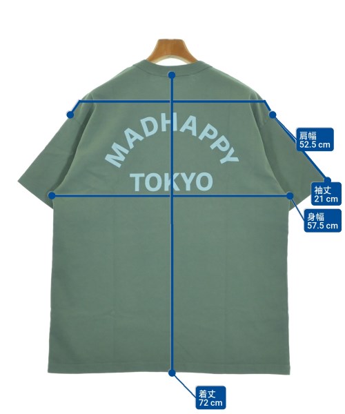 Madhappy（マッドハッピー）Tシャツ・カットソー 緑 サイズ:L メンズ/2200646051031