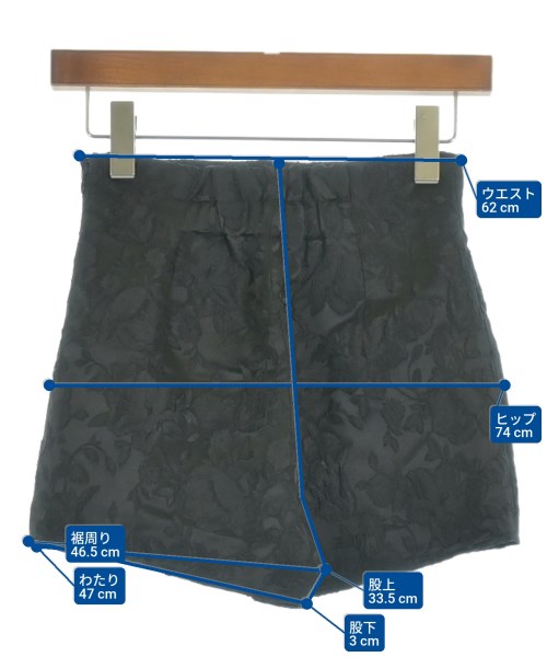 MELT THE LADY（メルトザレディ）ショートパンツ 黒 サイズ:F レディース/2200617068082