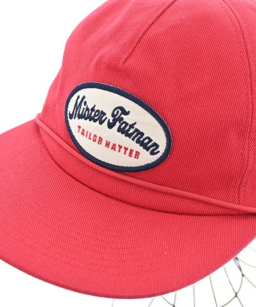Mr.FATMAN（ミスターファットマン）キャップ 赤 サイズ:M メンズ/2200664687076