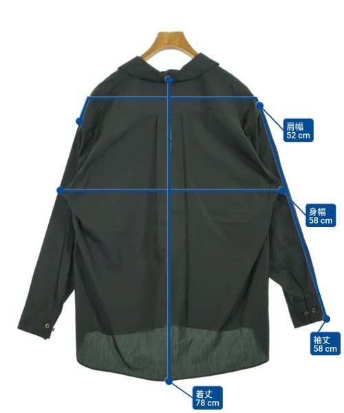 MUKAI（ムカイ）カジュアルシャツ 黒 サイズ:1(S位) メンズ/2200615620190