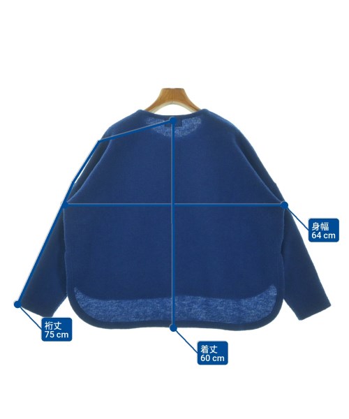 mumokuteki goods&wears（ムモクテキグッズアンドウェア）カーディガン 青 サイズ:F レディース/2200655927020