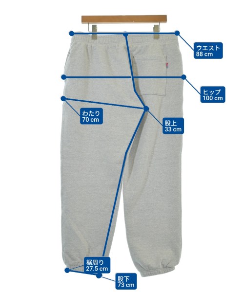 NEVVER（ニューアー）スウェットパンツ グレー サイズ:XXL メンズ/2200639864075