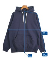 NEVVER（ニューアー）パーカー 紺 サイズ:L メンズ/2200658646041