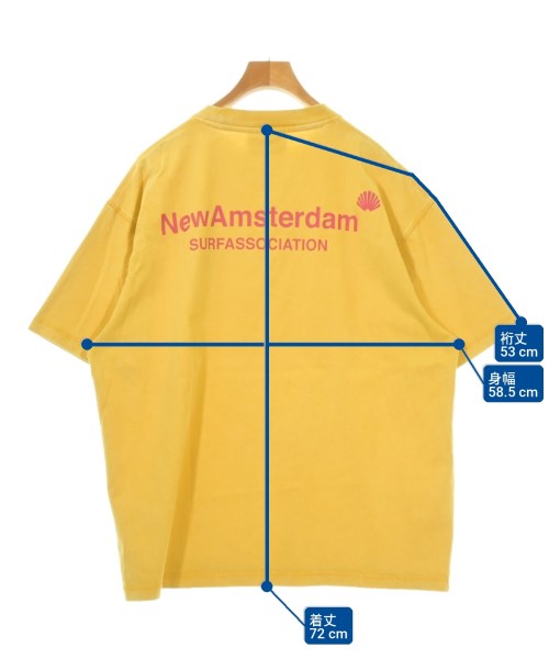 New Amsterdam（ニューアムステルダム）Tシャツ・カットソー 黄 サイズ:-(XXL位) メンズ/2200717977024