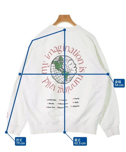 Peate（ピート）スウェット 白 サイズ:-(M位) レディース/2200669577068