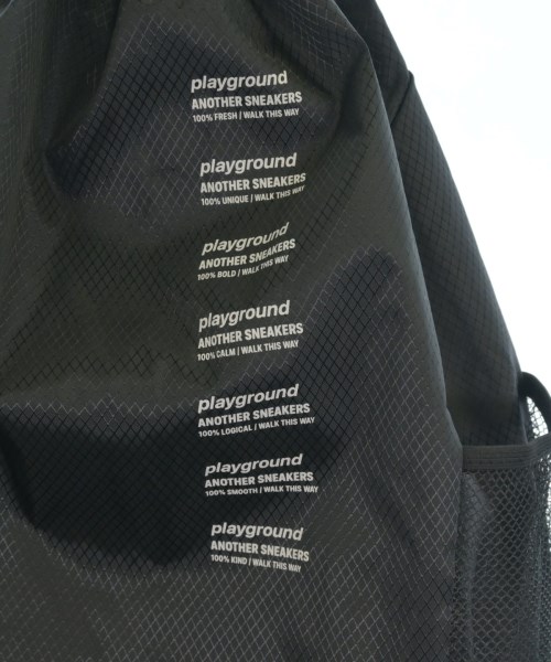 PLAYGROUND（プレイグランド）バックパック・リュック 黒 サイズ:- メンズ/2200692628188