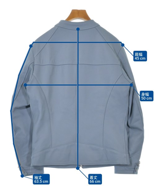 PRIMO EMPORIO（プリモエンポリオ）ライダース 青 サイズ:48(L位) メンズ/2200620598019