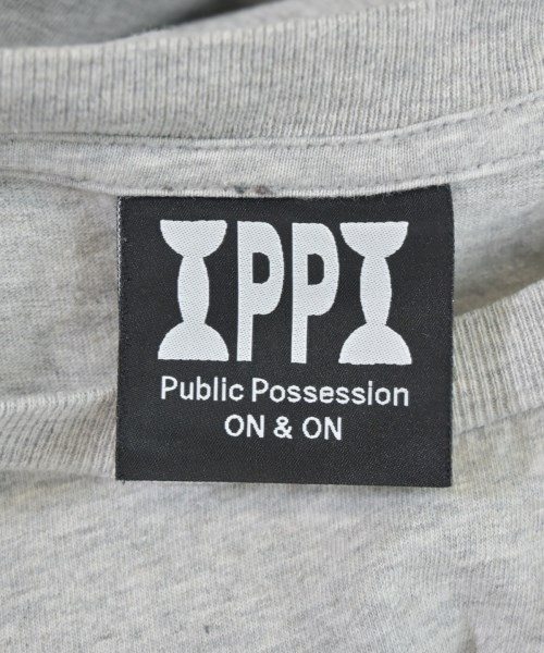 PUBLIC POSSESSION（パブリックポゼッション）Tシャツ・カットソー グレー サイズ:M メンズ/2200686816065