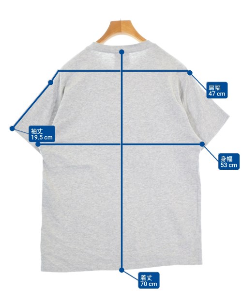 PUBLIC POSSESSION（パブリックポゼッション）Tシャツ・カットソー グレー サイズ:M メンズ/2200686816065
