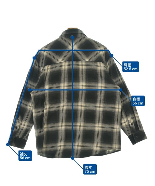 Rafu（ラフ）カジュアルシャツ グレー サイズ:M メンズ/2200623183045