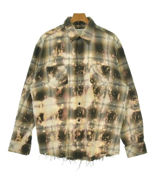 Rafu(ラフ)カジュアルシャツ ベージュ サイズ:XL/2200679991014