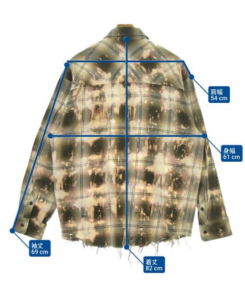 Rafu（ラフ）カジュアルシャツ ベージュ サイズ:XL メンズ/2200679991014