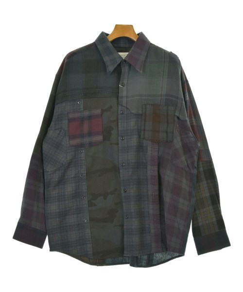 Rafu(ラフ)カジュアルシャツ グレー サイズ:XL/2200688991159