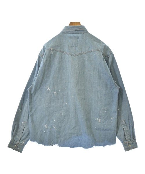 rebear by Johnbull（リベアバイジョンブル）カジュアルシャツ 青 サイズ:F メンズ/2200631729013