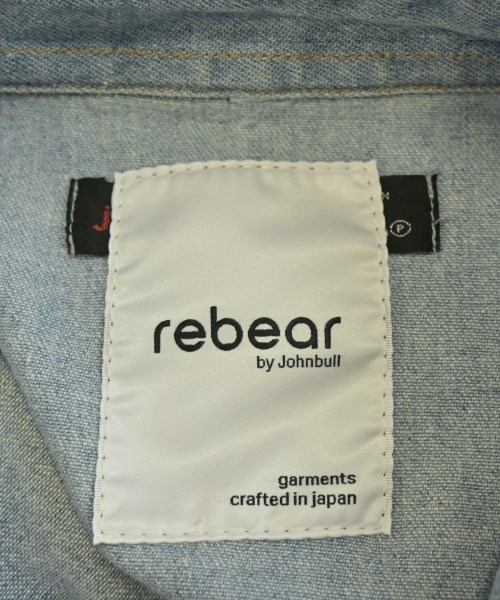 rebear by Johnbull（リベアバイジョンブル）カジュアルシャツ 青 サイズ:F メンズ/2200631729013