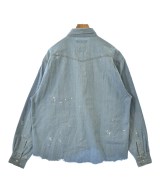 rebear by Johnbull（リベアバイジョンブル）カジュアルシャツ 青 サイズ:F メンズ/2200631729013