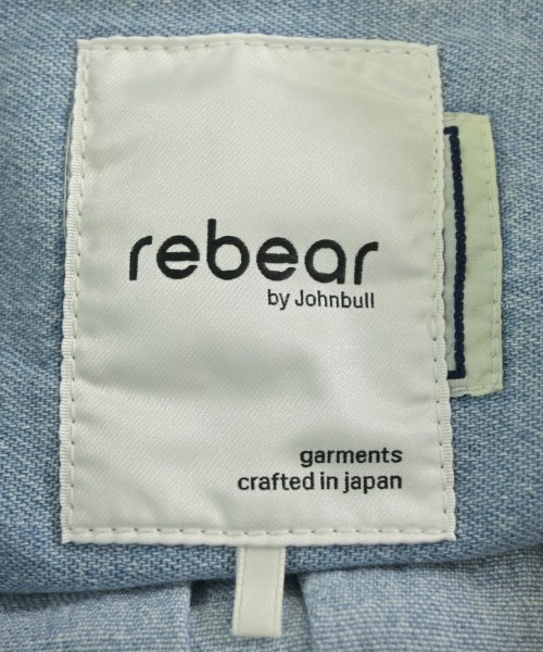 rebear by Johnbull（リベアバイジョンブル）カジュアルシャツ 青 サイズ:F メンズ/2200681783010