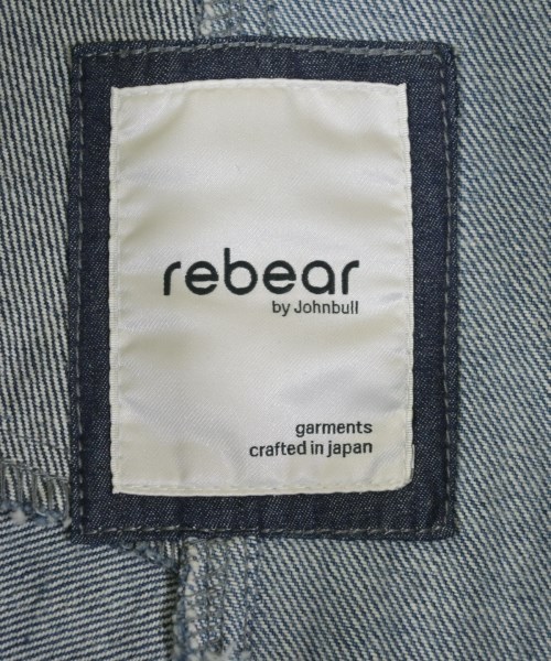 rebear by Johnbull（リベアバイジョンブル）カバーオール 青 サイズ:M メンズ/2200732209445