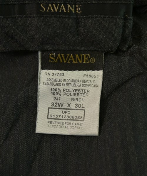 SAVANE（サヴァーン）スラックス 茶 サイズ:32(L位) メンズ/2200641132193