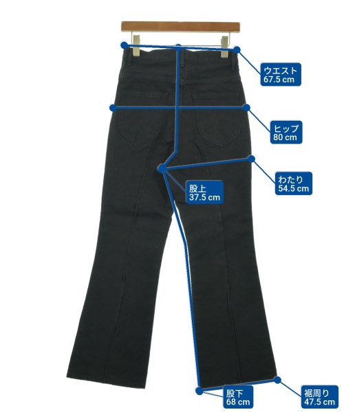 THE HANDSOME（ハンサム）デニムパンツ 黒 サイズ:2(M位) レディース/2200644743853