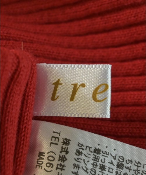 trefle（トレフル）ニット・セーター 赤 サイズ:F レディース/2200635624079