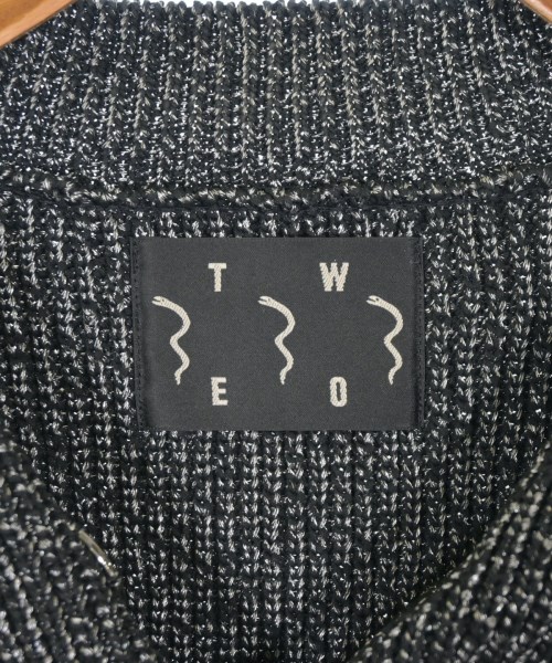 TWEO（トゥー）カーディガン 黒 サイズ:OS レディース/2200644163026