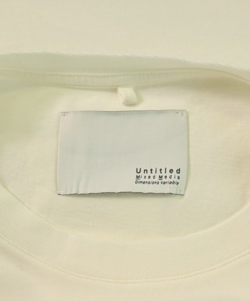 Untitled Mixed Media（アンタイトルミックスドメディア）Tシャツ・カットソー 白 サイズ:L メンズ/2200544680234