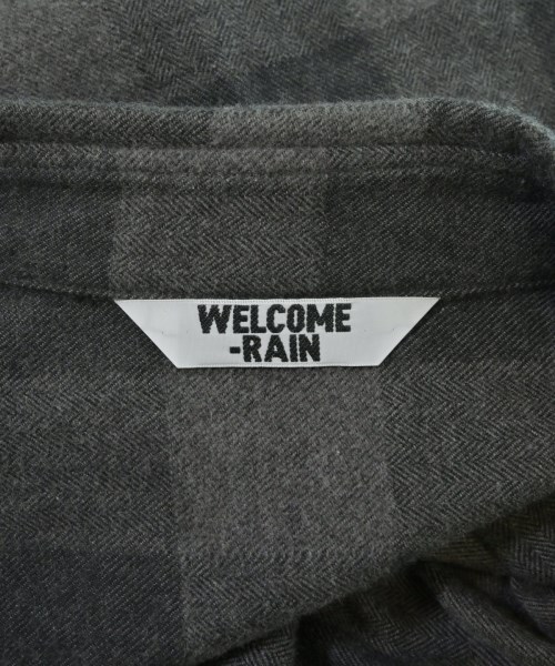 WELCOME-RAIN（ウェルカムレイン）カジュアルシャツ グレー サイズ:2(M位) メンズ/2200644618113