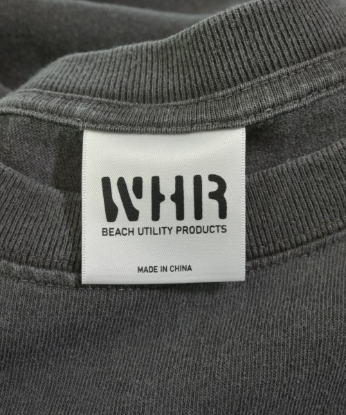 WHR（ダブルエイチアール）Tシャツ・カットソー グレー サイズ:04(XL位) メンズ/2200714151076