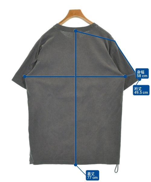 WHR（ダブルエイチアール）Tシャツ・カットソー グレー サイズ:04(XL位) メンズ/2200714151076