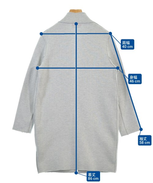 your sunday morning-（ユアサンデイモーニング）チェスターコート グレー サイズ:38(M位) レディース/2200675524018