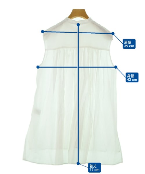 cafune（カフネ）ブラウス 白 サイズ:38(M位) レディース/2200615352657