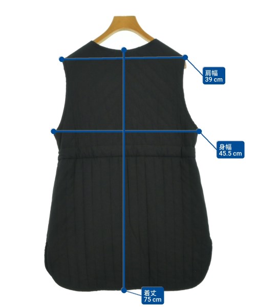 cafune（カフネ）ダウンジャケット/ダウンベスト 黒 サイズ:38(M位) レディース/2200619730031