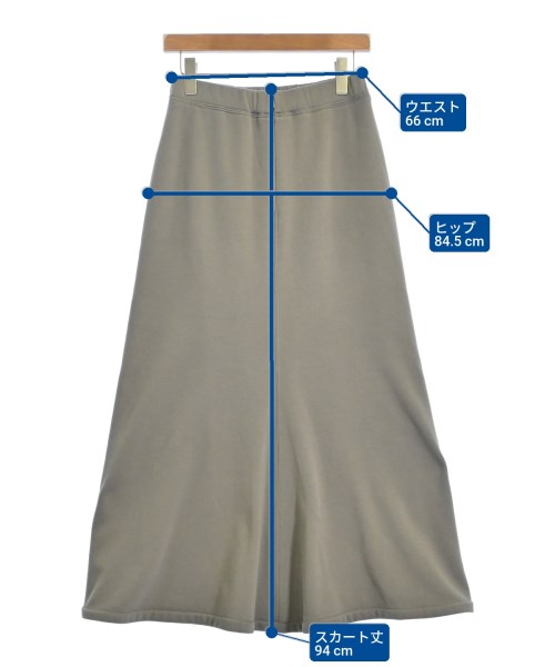 cafune（カフネ）ロング・マキシ丈スカート カーキ サイズ:38(M位) レディース/2200652577105