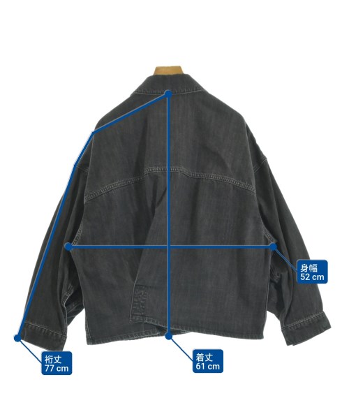 cafune（カフネ）デニムジャケット 黒 サイズ:38(M位) レディース/2200658471117