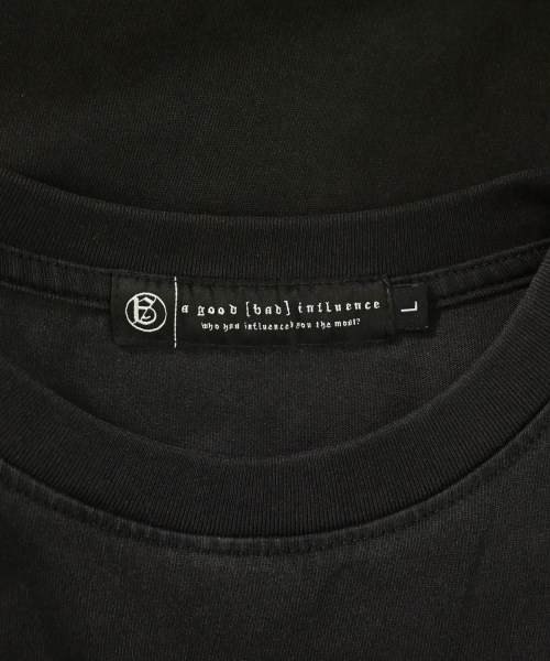 A GOOD BAD INFLUENCE（アグッドバッドインフルエンス）Tシャツ・カットソー 黒 サイズ:L メンズ/2200700667024