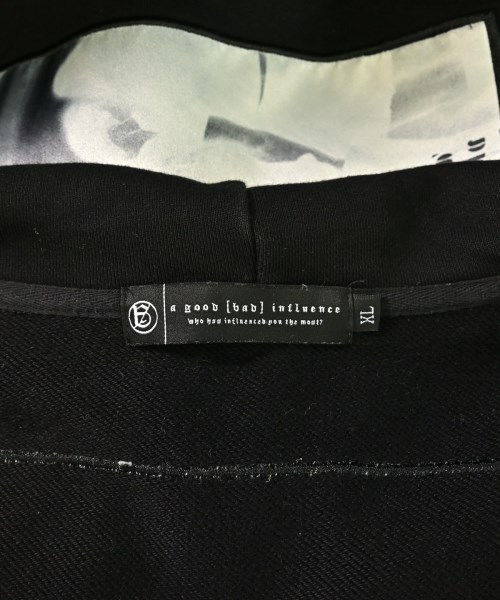 A GOOD BAD INFLUENCE（アグッドバッドインフルエンス）パーカー 黒 サイズ:XL メンズ/2200700667055