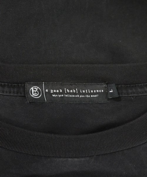 A GOOD BAD INFLUENCE（アグッドバッドインフルエンス）Tシャツ・カットソー 黒 サイズ:L メンズ/2200716887041