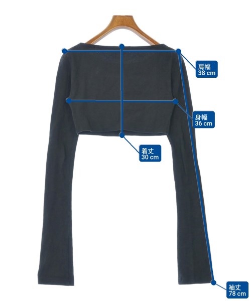 Ans Dotsloevner（アンスドッツローヴナー）カーディガン 黒 サイズ:-(XS位) レディース/2200651505130