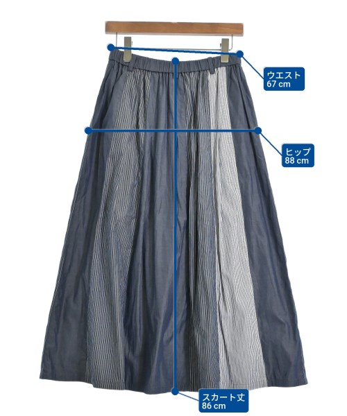 Ante Meridiem（アンテメリディアン）ロング・マキシ丈スカート 紺 サイズ:F レディース/2200609121078