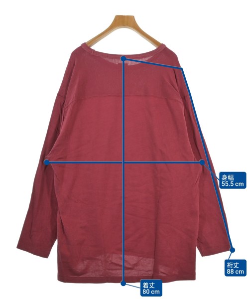 Athletic Wear Mason（アスレティックウェアメンソン）Tシャツ・カットソー 赤 サイズ:F レディース/2200665569074