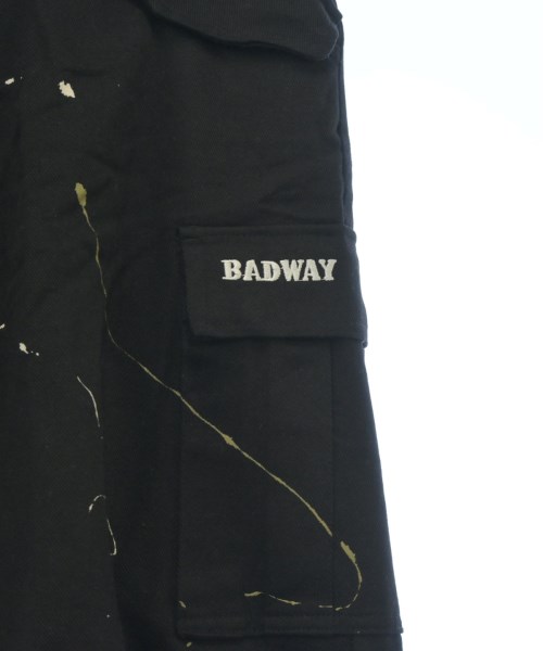 BADWAY（バッドウェイ）カーゴパンツ 黒 サイズ:M メンズ/2200505488220