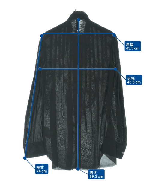 Blind leading the blind（ブラインドリーディングザブラインド）カジュアルシャツ 黒 サイズ:2(M位) メンズ/2200677017297